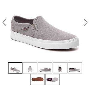 Vans Chambray Slip On Sneakers
